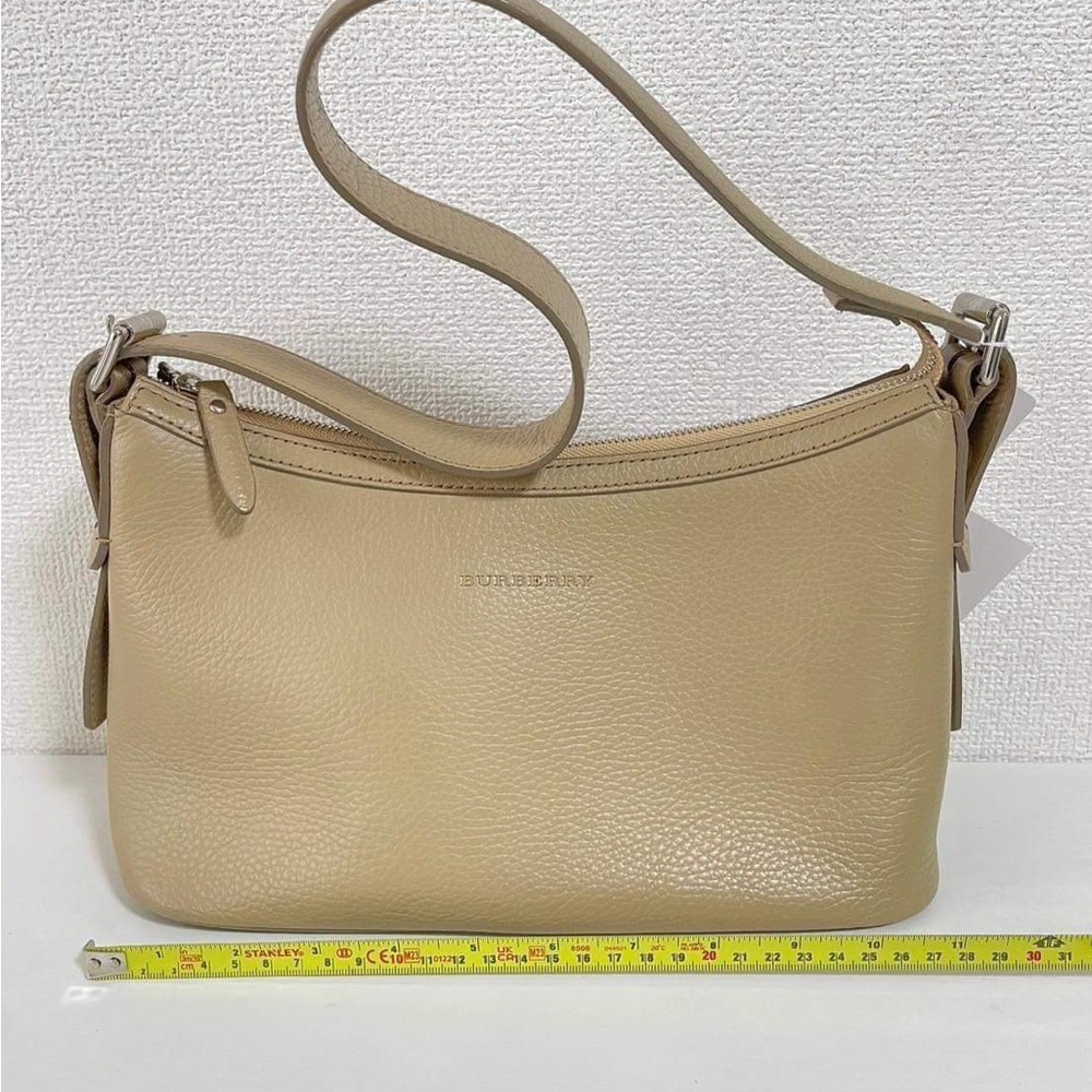 Burberry Beige Leather Shoulder Bag